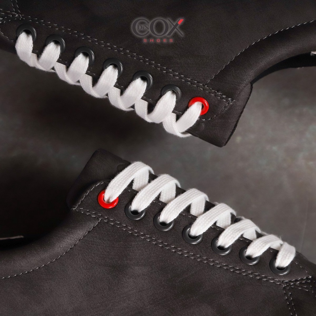 Giày Sneaker Da Nam DINCOX C13 CHARCOAL