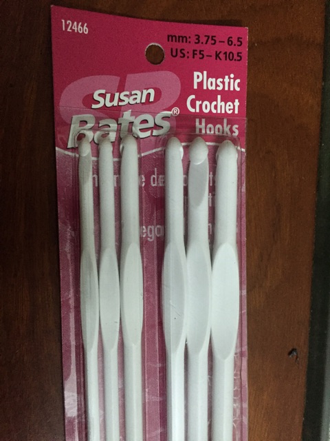 Kim móc Susan Bates bộ 6 cái bằng nhựa