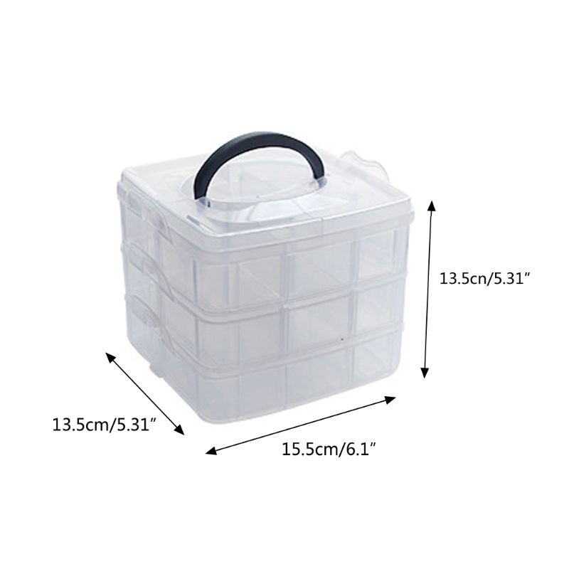 Hộp đựng nữ trang trong suốt chất liệu nhựa cứng