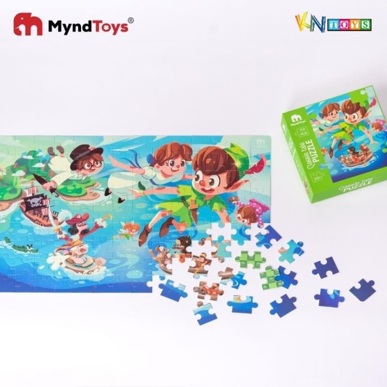 Đồ Chơi Xếp Hình MyndToys - Classic Tale Puzzle – Farewell Neverland (Peter Pan - 126 mảnh ghép cho bé từ 3.5 tuổi)