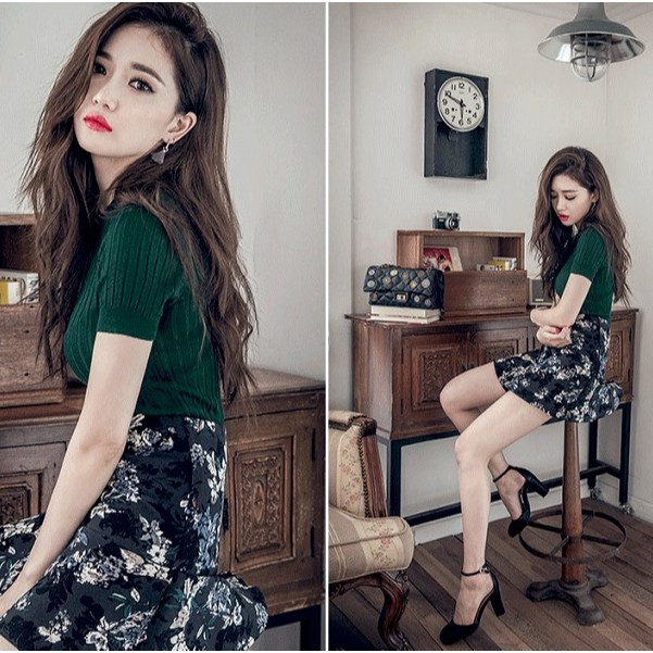 Áo Len Tăm Mỏng, Cổ Tròn Chất Siêu Mềm - Áo Tay Ngắn Cho Nữ Vải Mềm Mại Co Giãn Tốt Hàng Có Sẵn - New Thoi Trang | BigBuy360 - bigbuy360.vn