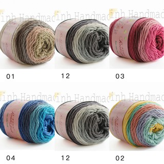 CUỘN LEN ROSA LIND MERINO RAINBOW