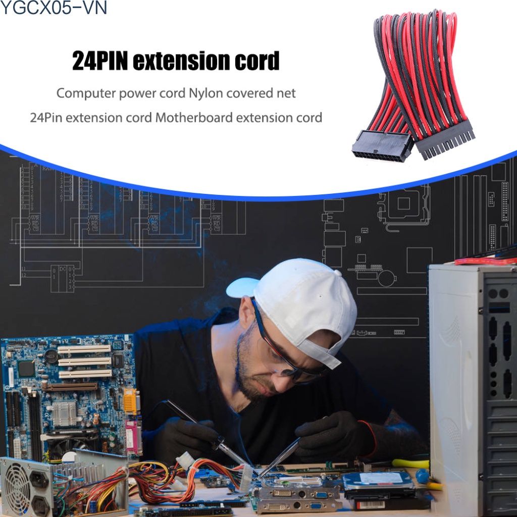 Dây Cáp Nối Dài 24pin 250w-1300w Cho Máy Kiểm Tra Atx | BigBuy360 - bigbuy360.vn