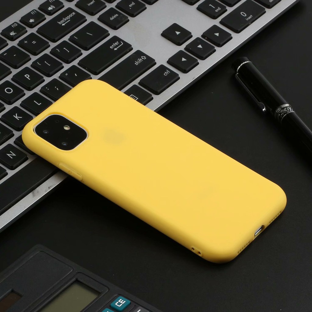 Ốp Điện Thoại Tpu Mềm Màu Trơn Cho Iphone 11 11pro 11pro Max Xr Xsmax | BigBuy360 - bigbuy360.vn