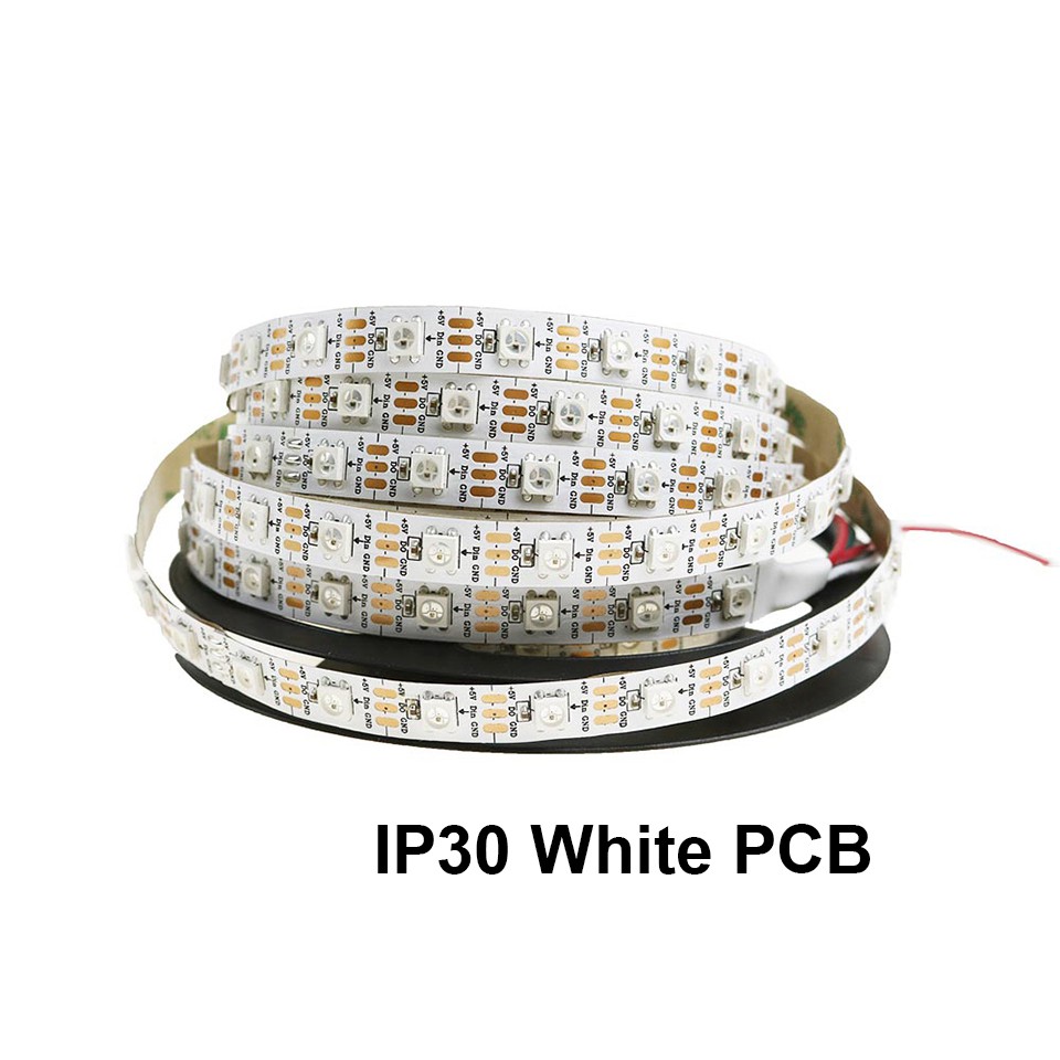 Dây Đèn led 60 pixels / leds / m smart 5050 rgb ws2812b ws2812 ip30 / ip65 / ip67 dc5v Dài 1-5m