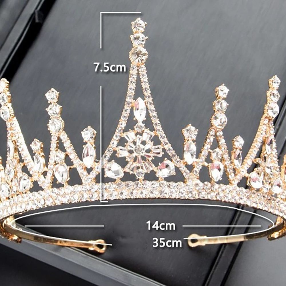 MXMUSTY Luxury Bridal crowns Fashion Wedding Jewelry|Hair Hoop Women Princess Elegant Headband Alloy Gorgeous Tiaras/Multicolor