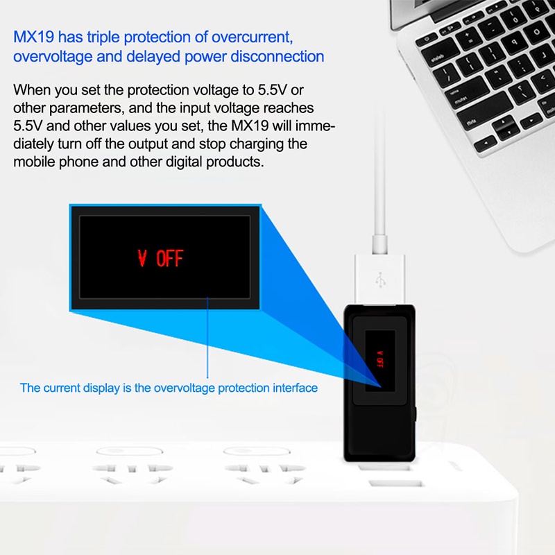 Usb Đo Dòng Điện / Ampe Kế 10 Trong 1