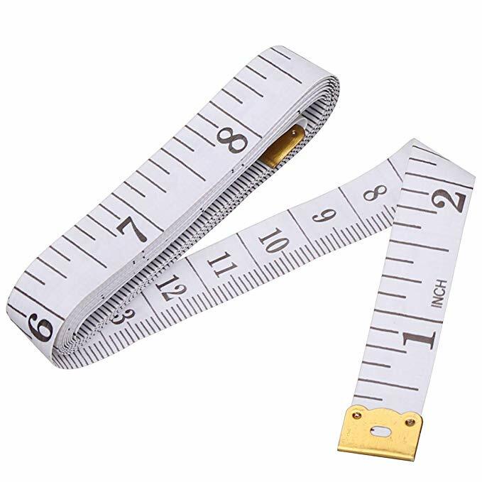 Thước dây mini có đầu sắt chiều dài 1,55m đo quần áo, đo eo, chiều cao