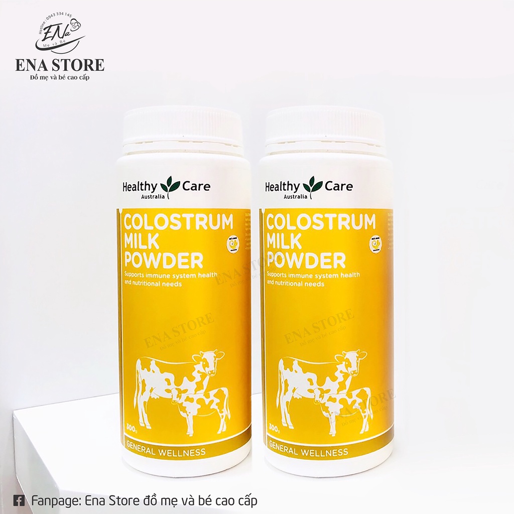Sữa non Colostrum Milk Powder Healthy Care, dạng bột, 300g - Úc