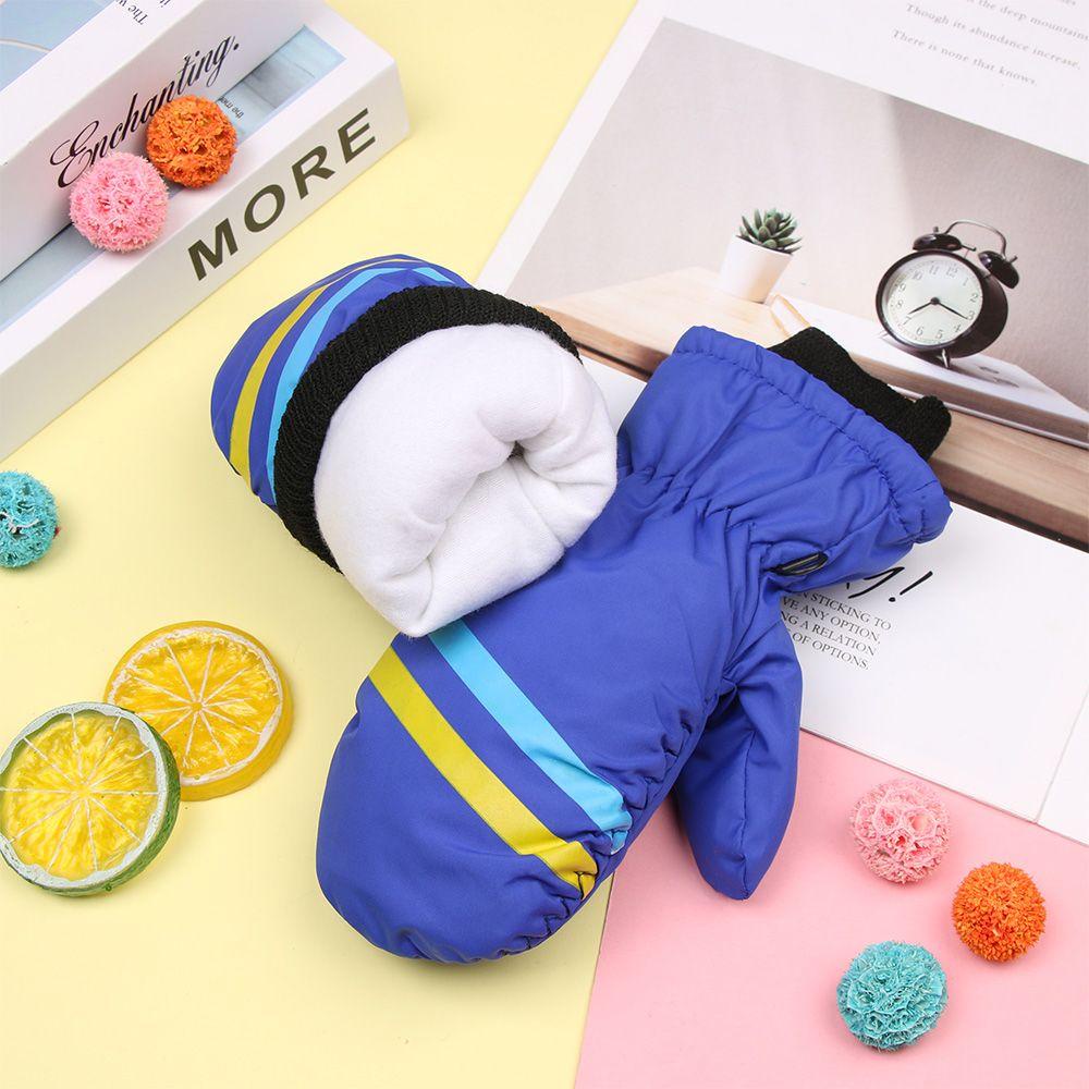 Găng Tay Trượt Tuyết Dày Dặn Ấm Áp Chống Thấm Nước Chống Trượt Dành Cho Bé