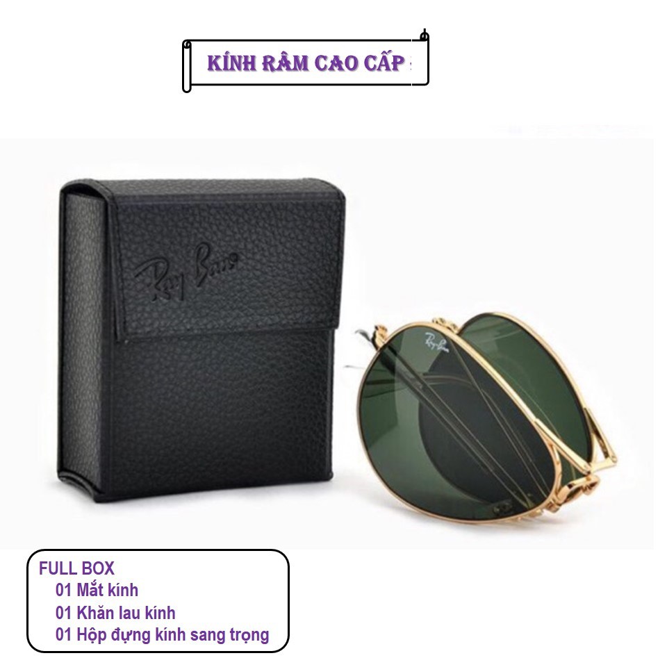 [KÍNH RÂM] kính râm thời trang nam nữ gọng gấp sang trọng mắt kính phân cực chống tia UV 400% | BigBuy360 - bigbuy360.vn