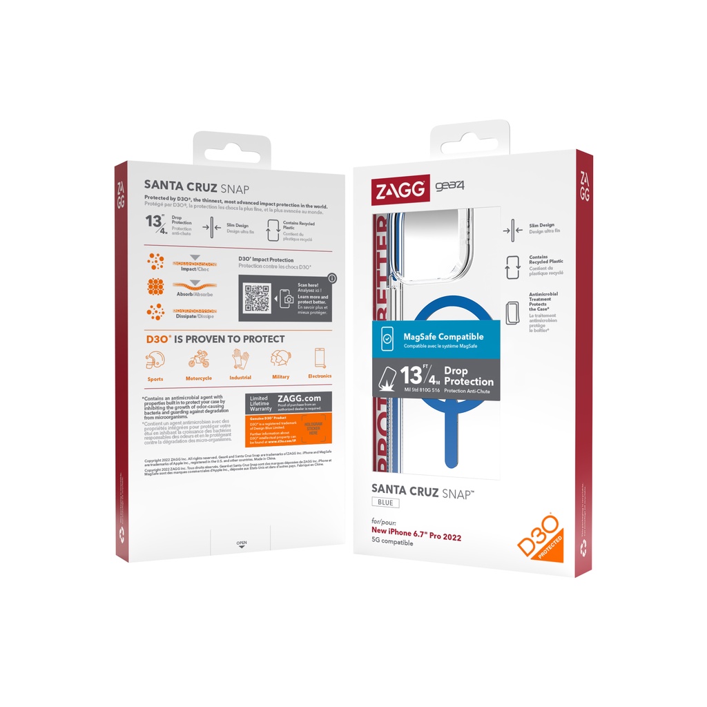 Ốp lưng IP14 series - Gear4 Santa Cruz Snap