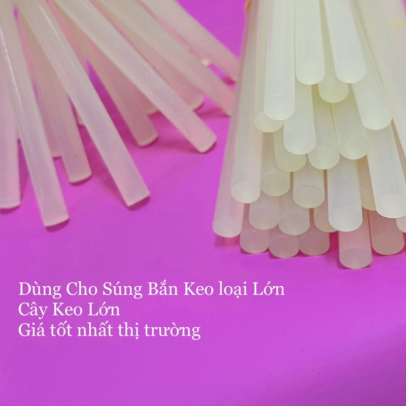 1 Cây Keo Nhựa Lớn- dùng cho Súng Bắn Keo Lớn. tiện dụng và rẻ nhất thị trường. mua nhiều có giá tốt hơn