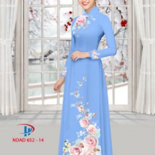 Vải áo dài in 3D tằm ý