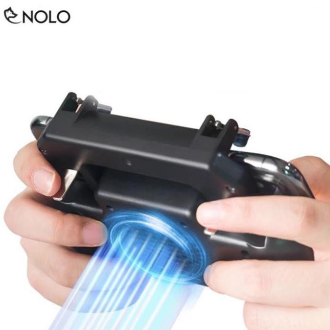 Tay Cầm Chơi Game PUPG 3in1 Kết Hợp Quạt Tản Nhiệt Dành Cho Điện Thoại Dưới 6,5 Inch