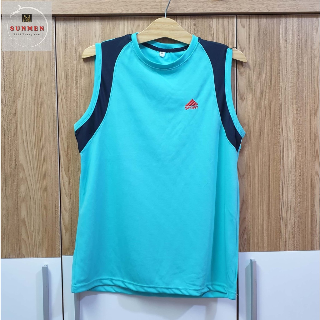 [HCM] Áo Thun Ba Lỗ Thể Thao Nam From Rộng Sát Nách Body SUNMEN Đủ size từ 45 - 80kg,phù hợp tập gym,mặc ở nhà,mặc ngủ