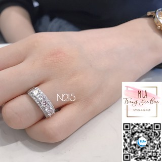 Nhẫn bạc Ý Italy S925 cao cấp xi Kim Mã N215