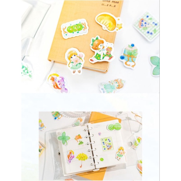 Hộp 50 hình dán sticker trang trí