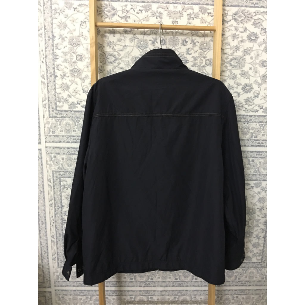 Áo khoác si 2 lớp size XXL dù nỉ ép lông đen