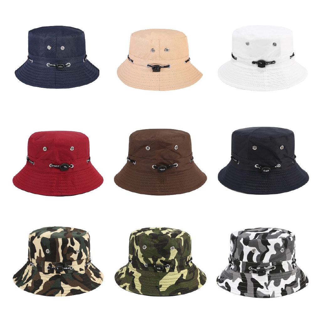 Unisex Bucket Hat Hunting Fishing Cap Summer Travel Sun Screen Hats