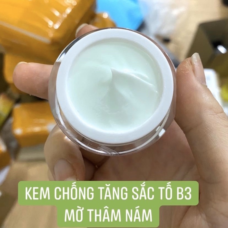 Kem chống tăng sắc tố B3, ngăn ngừa thâm nám, tàn nhang, làm sáng da Handmade