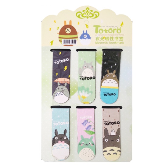 Bookmark Nam Châm ( Đánh Dấu Sách ) Totoro - Bộ 18 Cái