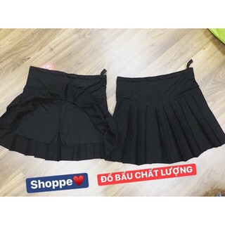 Chân váy bầu xếp ly hot hit chuẩn đẹp l1