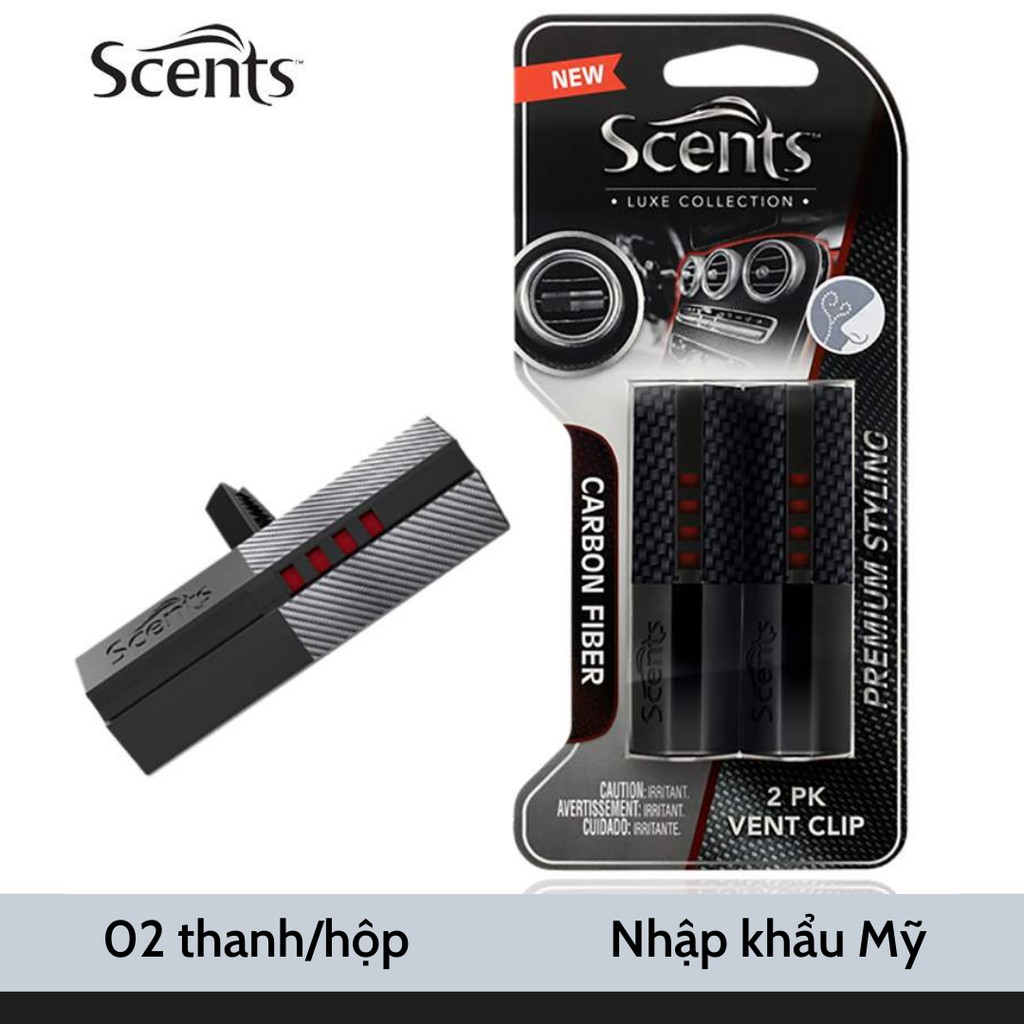 Nước Hoa Kẹp Cửa Gió Ô Tô Scents Luxe Vent Nhập Khẩu Chính Hãng