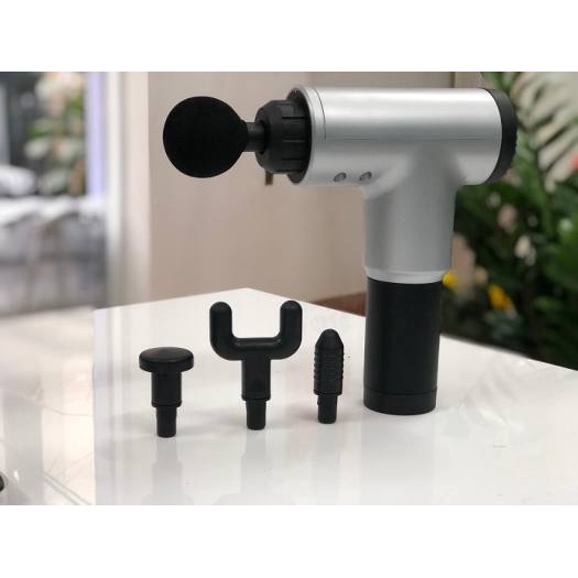 Máy Massage Cầm Tay - Súng Massage 4 Đầu 6 Chế Độ