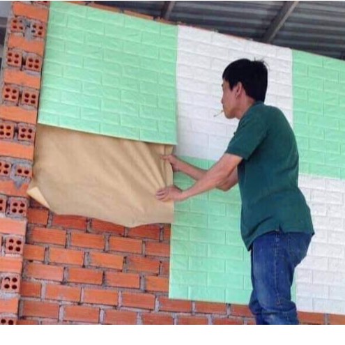 Xốp dán tường - Giả Gỗ_Kích Thước 77 x 70 cm | BigBuy360 - bigbuy360.vn