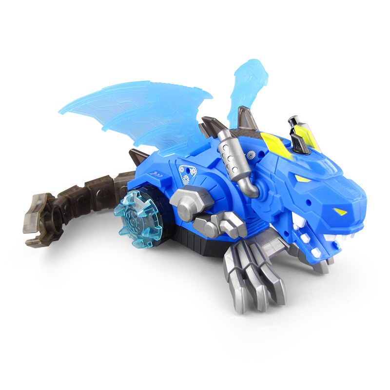 Đèn Lồng Khủng Long Đuôi Dài Chạy Pin Có Nhạc Đèn Phát Sáng Cho Bé Chơi Trung Thu