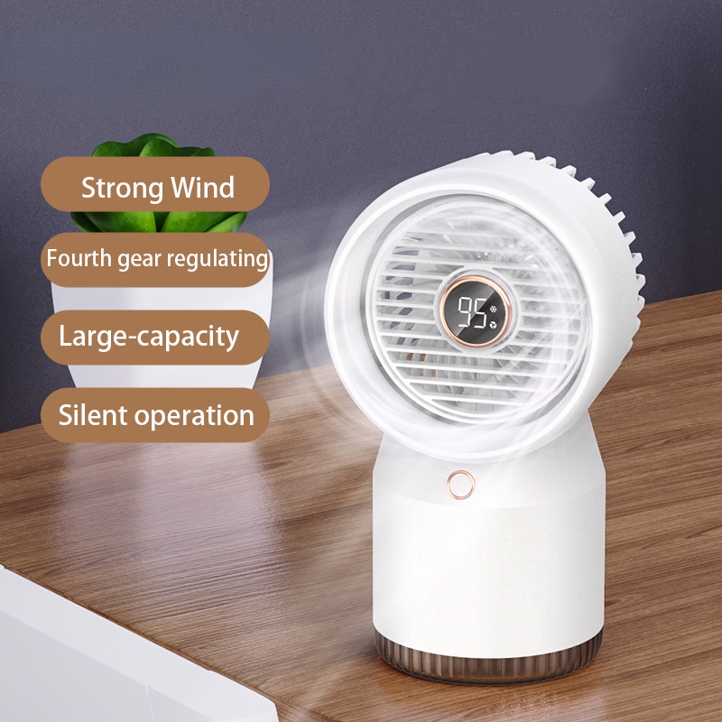 Quạt Phun Sương Làm Ẩm Không Khí Sạc USB Yên Tĩnh Cho Nhà Ở / Văn Phòng