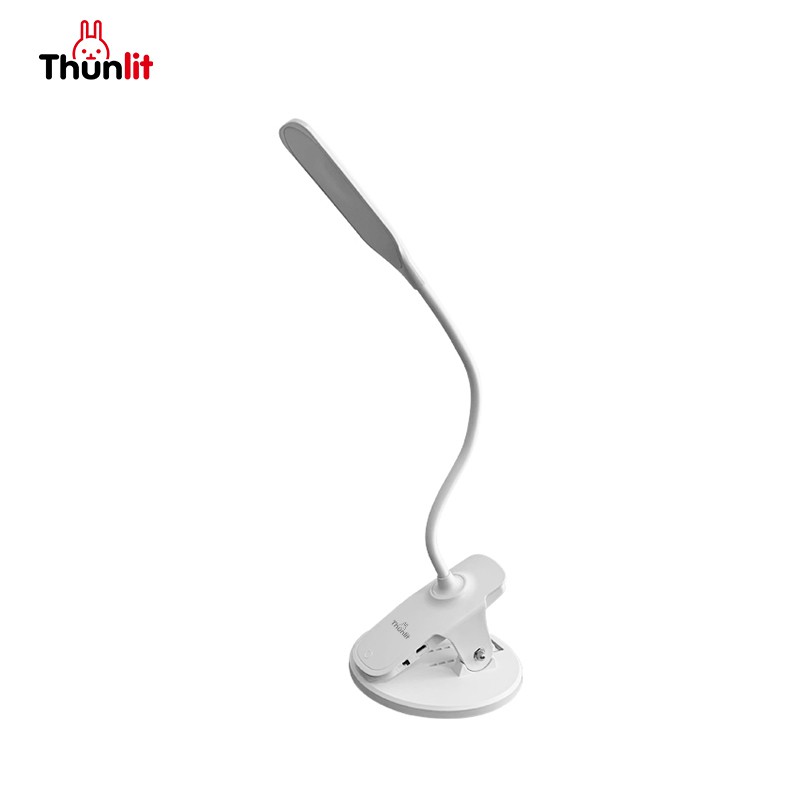 Đèn LED Thunlit Để Bàn Có Kẹp Sạc USB Tiện Dụng Cho Phòng Ngủ/Văn Phòng