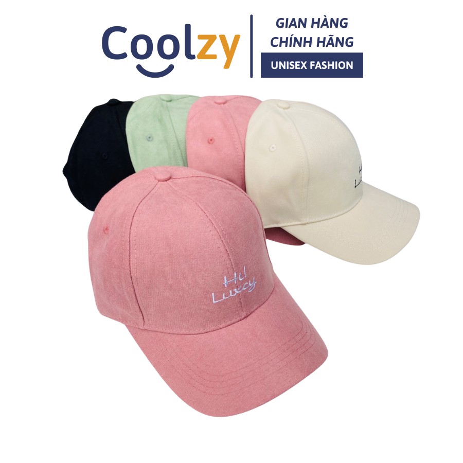 Nón Kết ❤️Mũ lưỡi trai thêu chất kaki Lucky Ulzzang form unisex nam nữ NK23