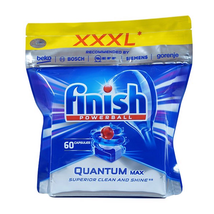 Viên rửa bát Finish Quantum Max 60 viên