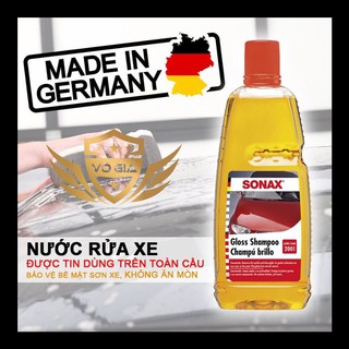 Nước rửa xe Sonax, dung dịch xà phòng rửa xe chuyên dụng Sonax Gloss Shampoo 1L