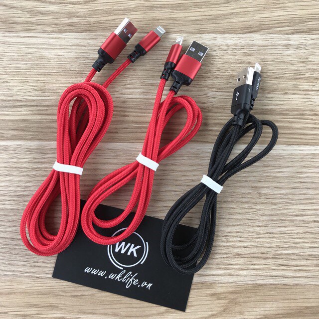 Cáp hoco x14 1m, 2m có sẵn lightning/micro/type c