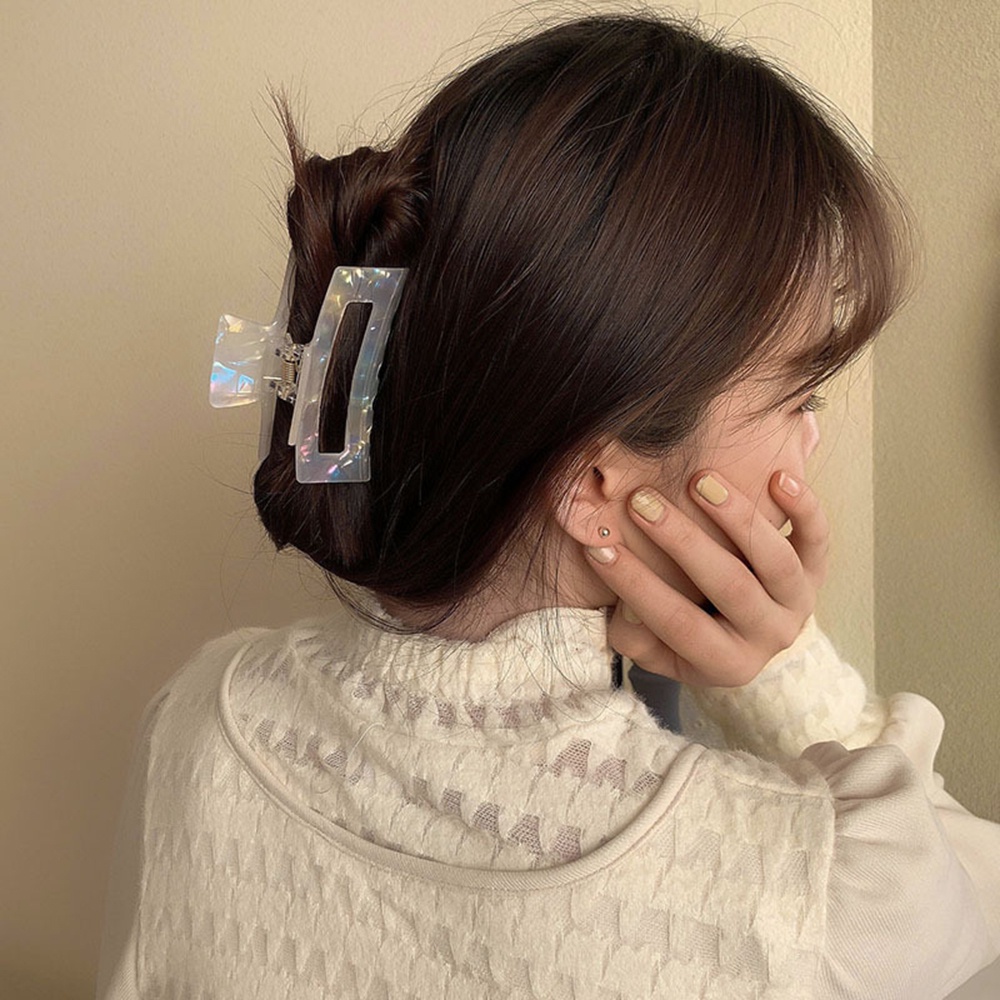 Kẹp tóc bằng nhựa resin phong cách Hàn Quốc cổ điển cho nữ