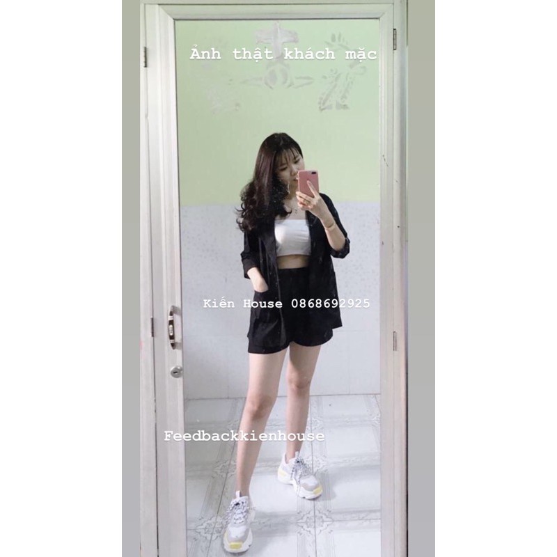 [Ảnh thật/Video] SET VEST/BLAZER KẺ SỌC HÀN QUỐC | BigBuy360 - bigbuy360.vn