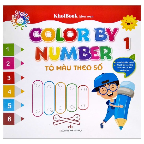 Sách Color By Number - Tô Màu Theo Số -Tập 1