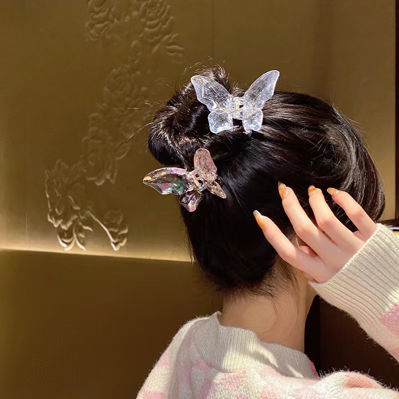 Kẹp Tóc Kim Loại Hình Bướm Hàn Quốc Cho Nữ Dễ Phối Đồ