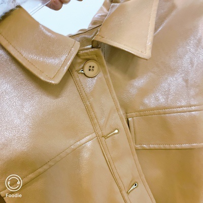 Áo khoác da nữ, áo khoác da croptop năng động cá tính phong cách Hàn Quốc 2021