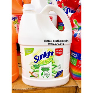 Nước rửa chén Sunlight Thiên Nhiên 3,6kg Muối Khoáng và Lô Hội