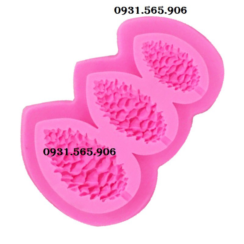 Khuôn Silicone Vĩ 3 Cây Thông QUẢ THÔNG