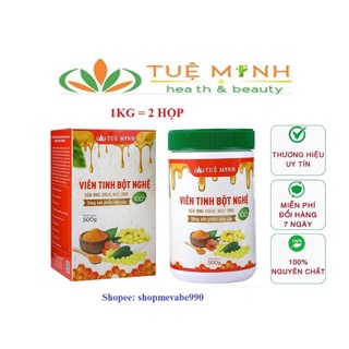 [HÀNG CHÍNH HÃNG] 1 Kg Viên Tinh Nghệ Mật Ong Tuệ Minh hàng chuẩn có tem cào