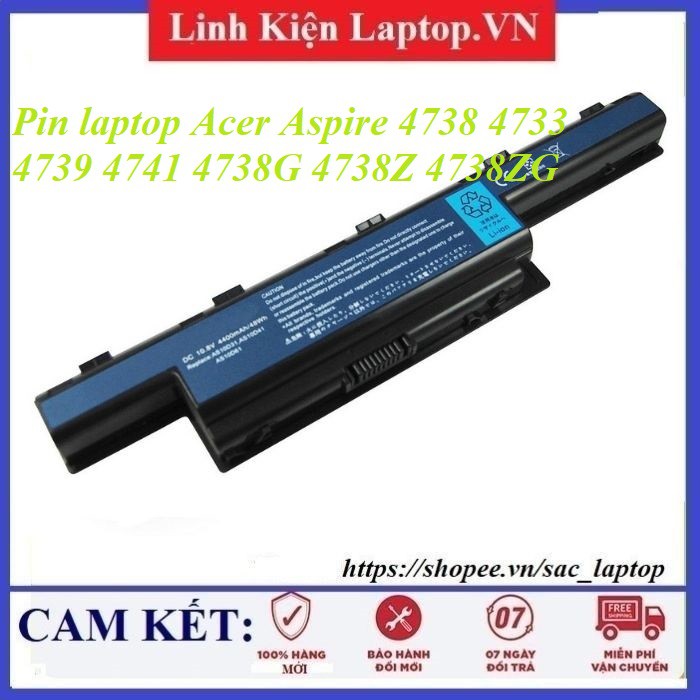 ⚡Pin laptop Acer Aspire 4738 4733 4739 4741 4738G 4738Z 4738ZG