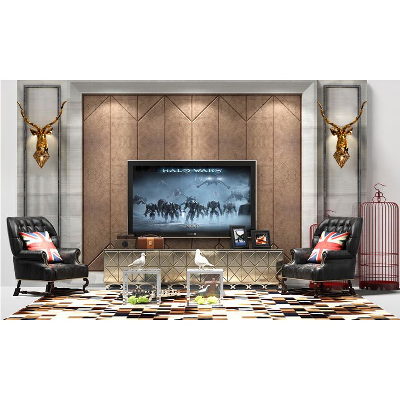 Đèn treo tường trang trí hình đầu hươu vàng TT76