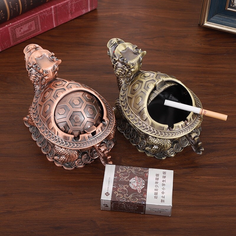 Gạt tàn Tỳ hưu Long Quy phong thuỷ trang trí Huydecor