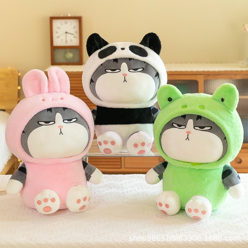 Gấu bông Mèo lườm cosplay - Gấu bông mèo hoàng thượng cosplay