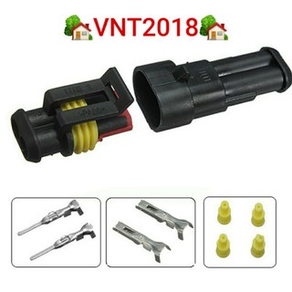 Bộ đầu nối dây điện chống nước 2 chân